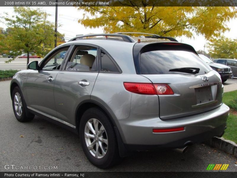 Diamond Graphite Metallic / Wheat 2008 Infiniti FX 35 AWD