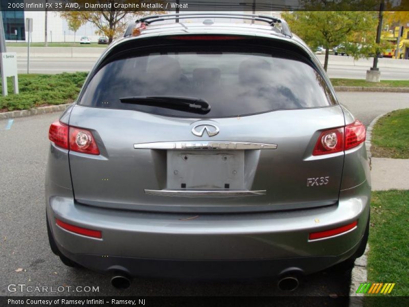 Diamond Graphite Metallic / Wheat 2008 Infiniti FX 35 AWD