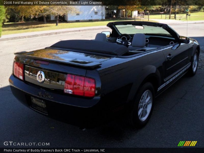 Black / Light Graphite 2008 Ford Mustang V6 Deluxe Convertible
