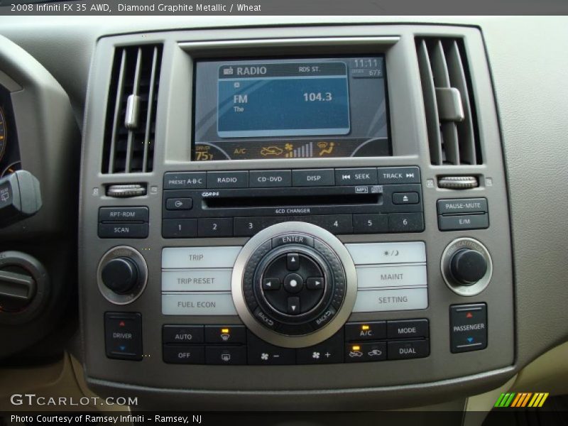 Diamond Graphite Metallic / Wheat 2008 Infiniti FX 35 AWD