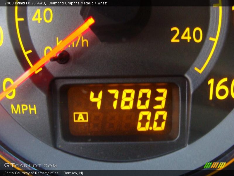 Diamond Graphite Metallic / Wheat 2008 Infiniti FX 35 AWD
