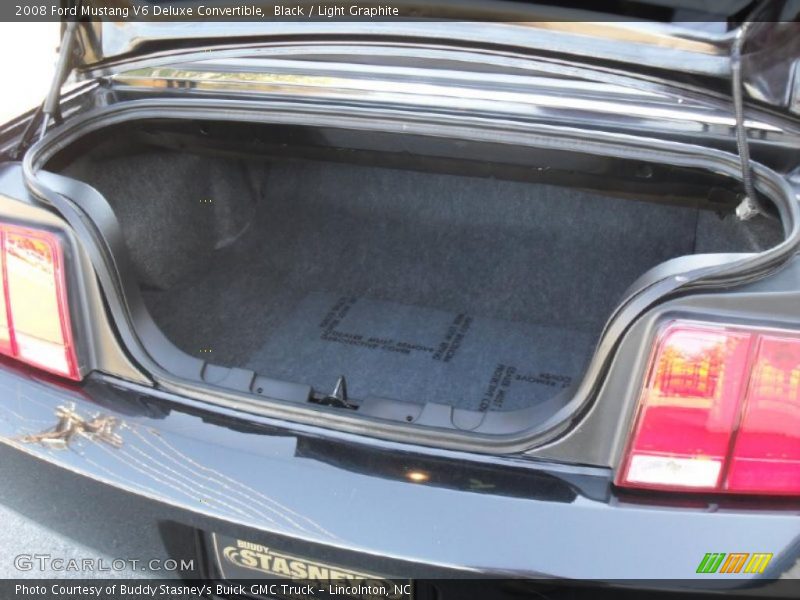 Black / Light Graphite 2008 Ford Mustang V6 Deluxe Convertible