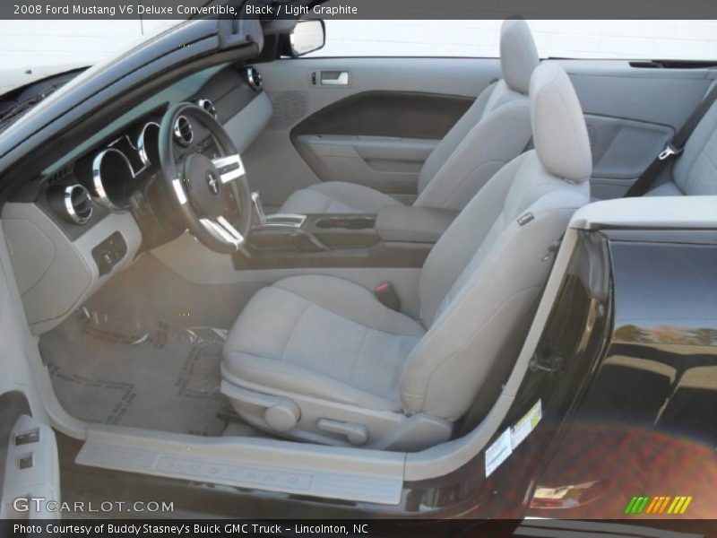 Black / Light Graphite 2008 Ford Mustang V6 Deluxe Convertible