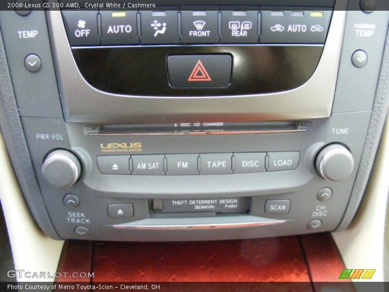 Crystal White / Cashmere 2006 Lexus GS 300 AWD