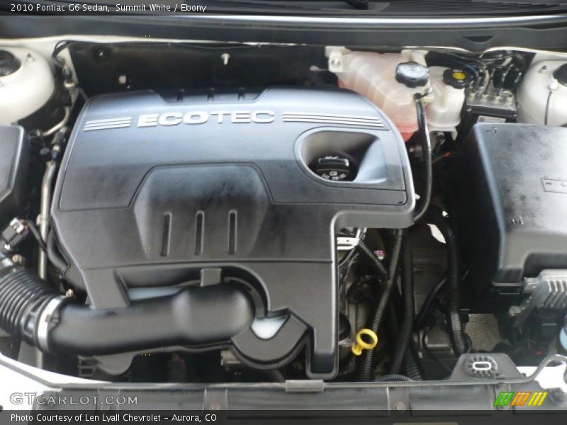 Summit White / Ebony 2010 Pontiac G6 Sedan