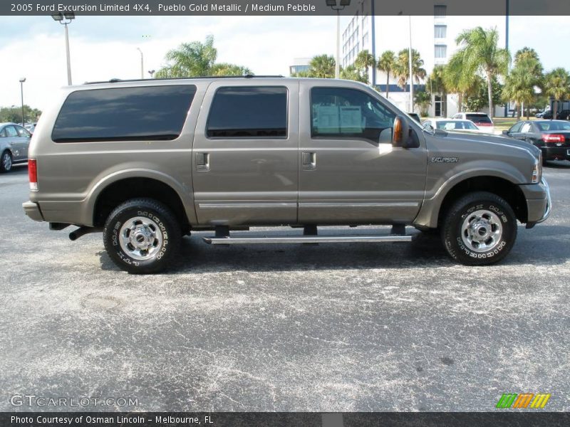 Pueblo Gold Metallic / Medium Pebble 2005 Ford Excursion Limited 4X4