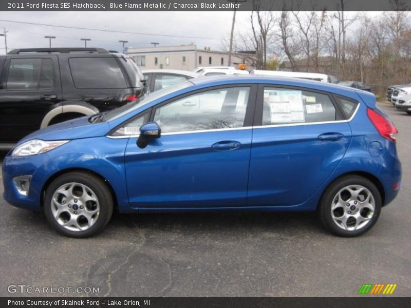 2011 Fiesta SES Hatchback Blue Flame Metallic