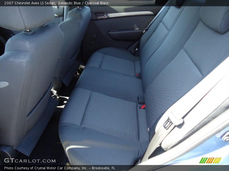  2007 Aveo LS Sedan Charcoal Black Interior