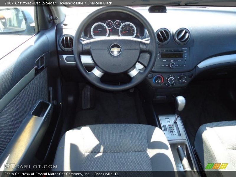  2007 Aveo LS Sedan Charcoal Black Interior