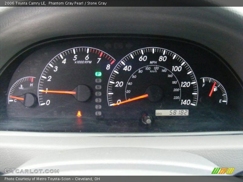 Phantom Gray Pearl / Stone Gray 2006 Toyota Camry LE
