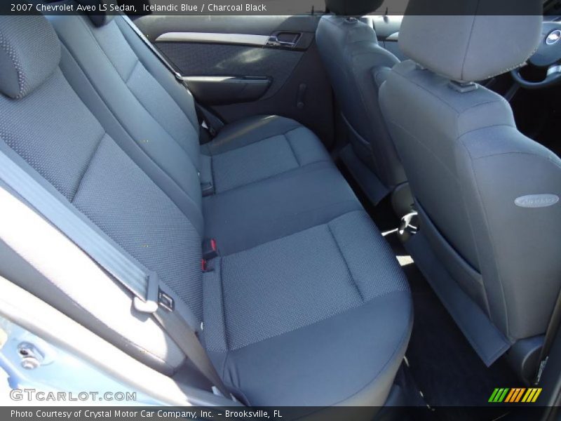 Icelandic Blue / Charcoal Black 2007 Chevrolet Aveo LS Sedan