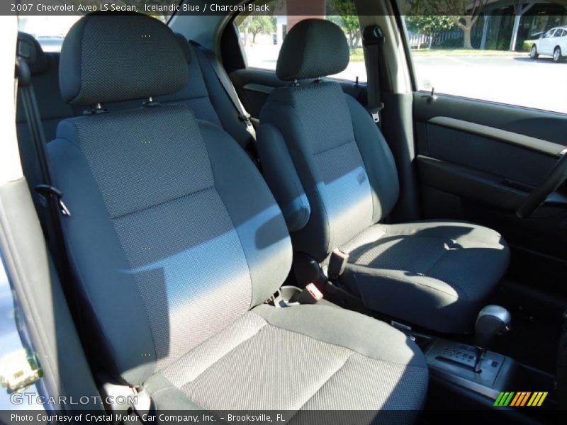 Icelandic Blue / Charcoal Black 2007 Chevrolet Aveo LS Sedan