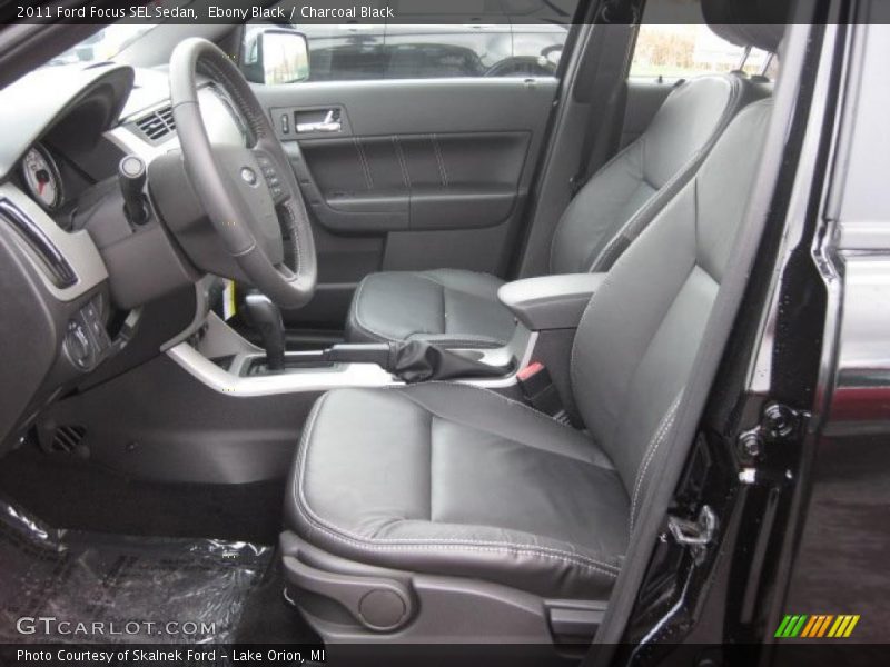 Ebony Black / Charcoal Black 2011 Ford Focus SEL Sedan