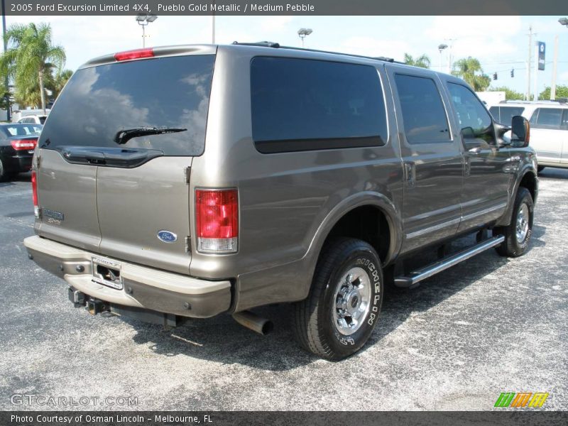 Pueblo Gold Metallic / Medium Pebble 2005 Ford Excursion Limited 4X4
