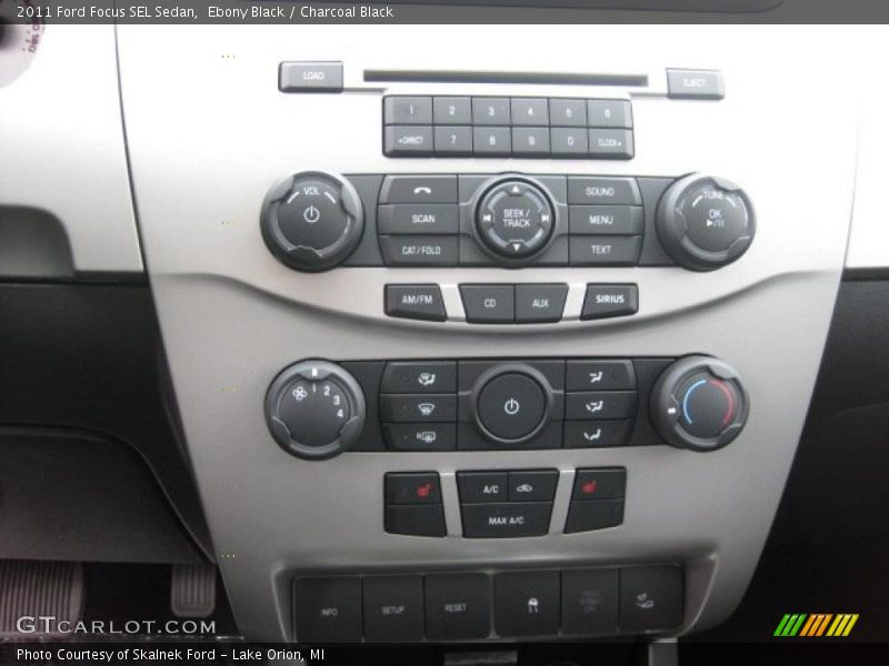 Ebony Black / Charcoal Black 2011 Ford Focus SEL Sedan