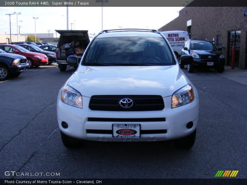 Super White / Taupe 2008 Toyota RAV4 4WD