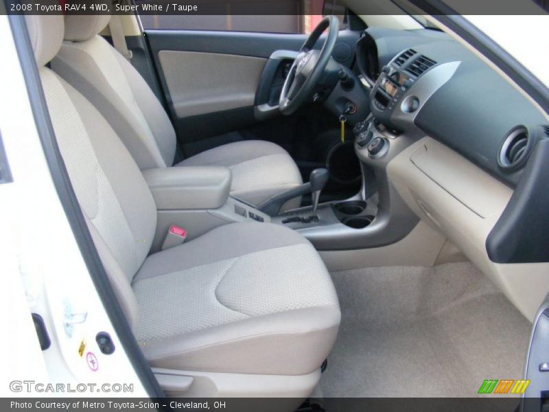 Super White / Taupe 2008 Toyota RAV4 4WD