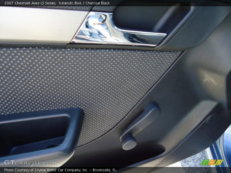 Icelandic Blue / Charcoal Black 2007 Chevrolet Aveo LS Sedan