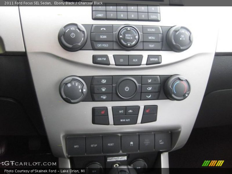 Ebony Black / Charcoal Black 2011 Ford Focus SEL Sedan