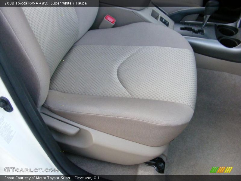 Super White / Taupe 2008 Toyota RAV4 4WD