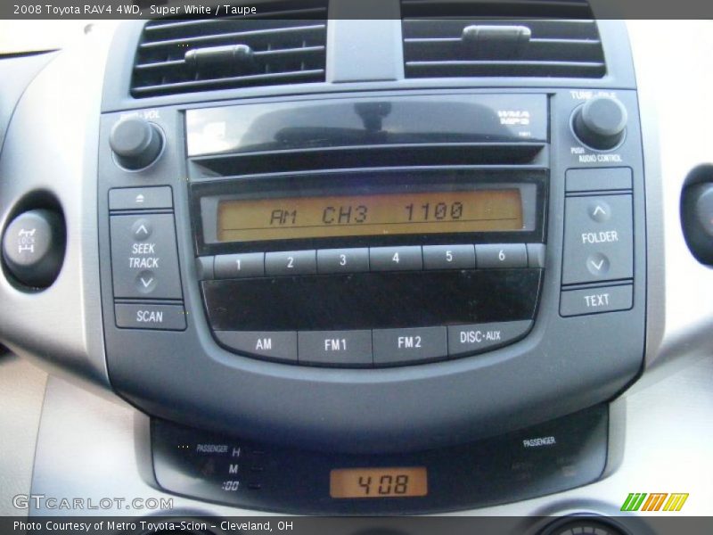 Super White / Taupe 2008 Toyota RAV4 4WD