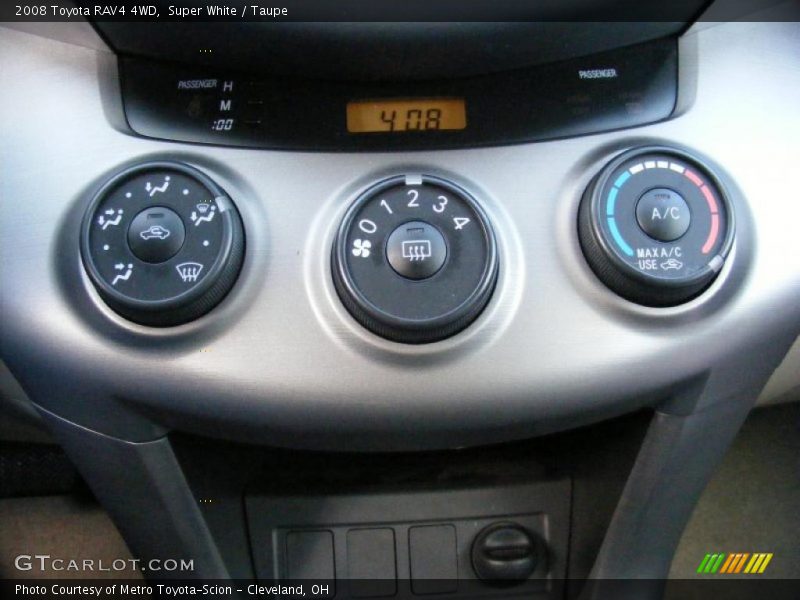 Super White / Taupe 2008 Toyota RAV4 4WD