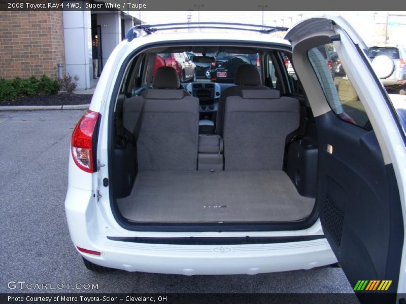 Super White / Taupe 2008 Toyota RAV4 4WD