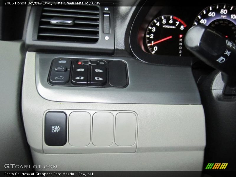 Slate Green Metallic / Gray 2006 Honda Odyssey EX-L