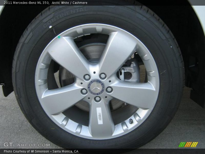 Arctic White / Cashmere 2011 Mercedes-Benz ML 350