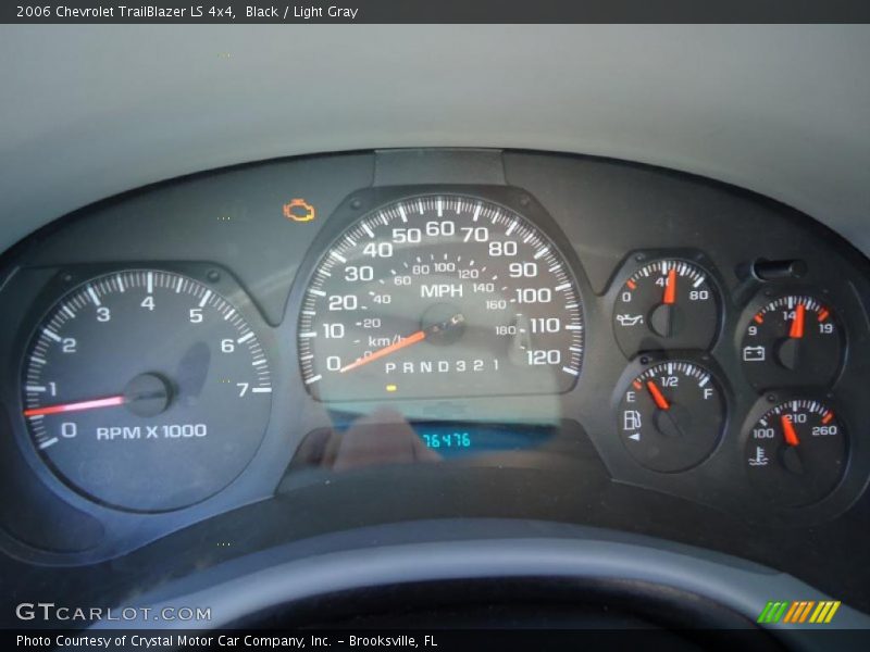 Black / Light Gray 2006 Chevrolet TrailBlazer LS 4x4