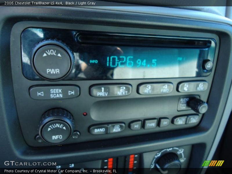 Black / Light Gray 2006 Chevrolet TrailBlazer LS 4x4