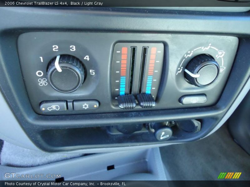 Black / Light Gray 2006 Chevrolet TrailBlazer LS 4x4