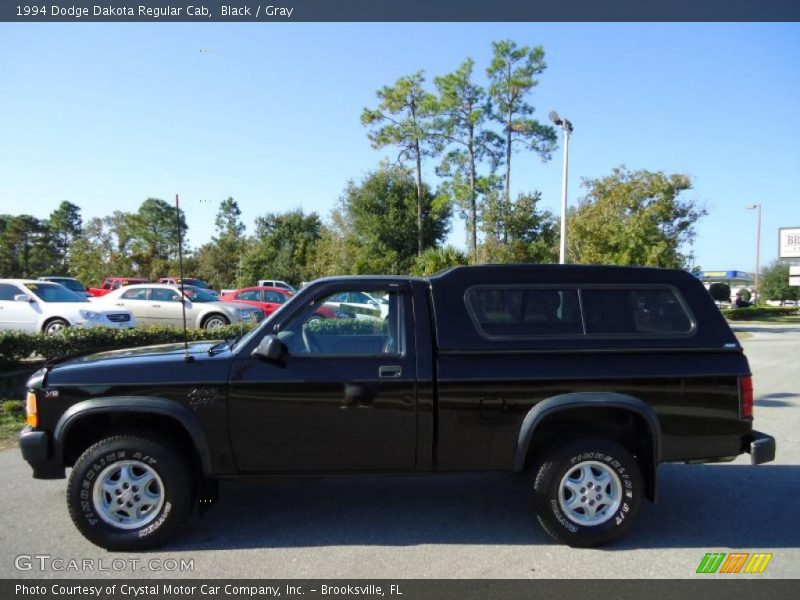 Black / Gray 1994 Dodge Dakota Regular Cab