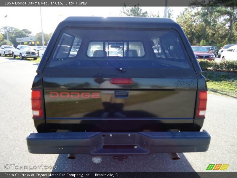 Black / Gray 1994 Dodge Dakota Regular Cab