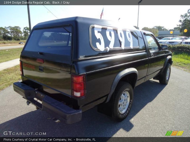 Black / Gray 1994 Dodge Dakota Regular Cab