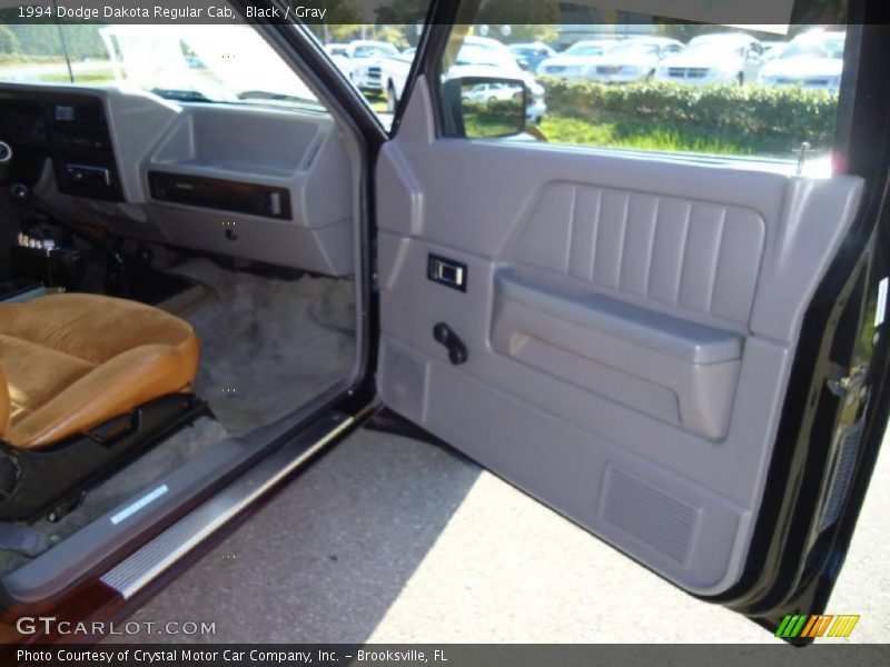 Black / Gray 1994 Dodge Dakota Regular Cab