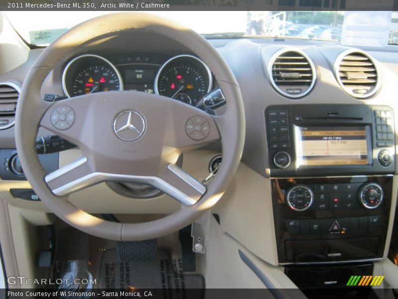Arctic White / Cashmere 2011 Mercedes-Benz ML 350