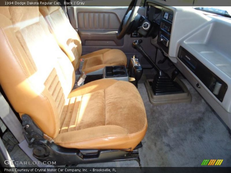 Black / Gray 1994 Dodge Dakota Regular Cab