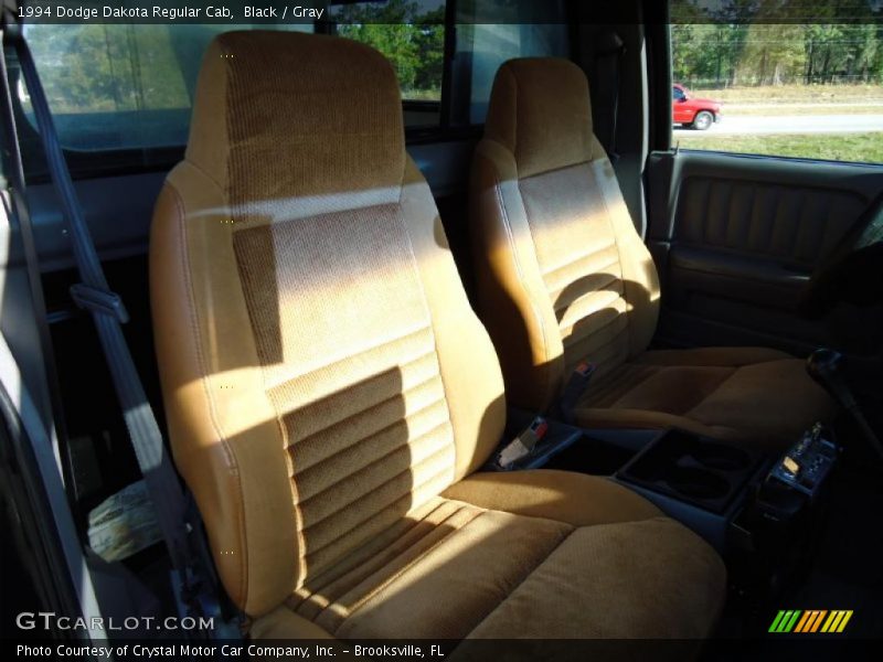Black / Gray 1994 Dodge Dakota Regular Cab