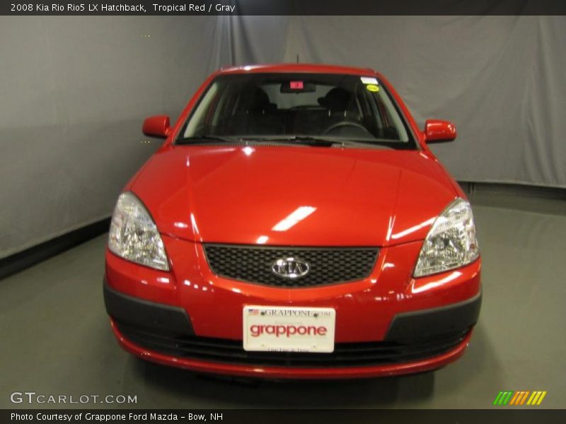 Tropical Red / Gray 2008 Kia Rio Rio5 LX Hatchback