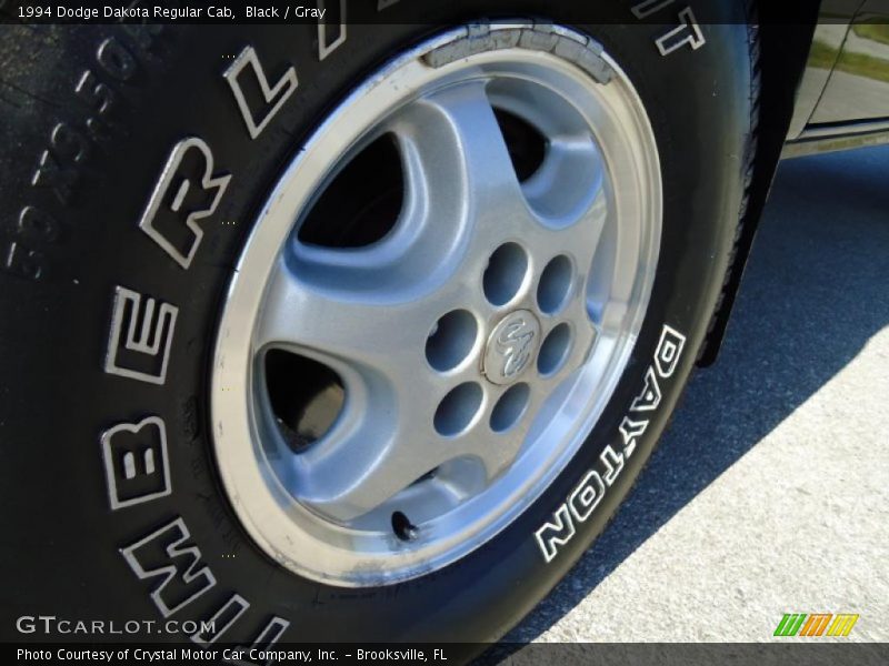 Black / Gray 1994 Dodge Dakota Regular Cab
