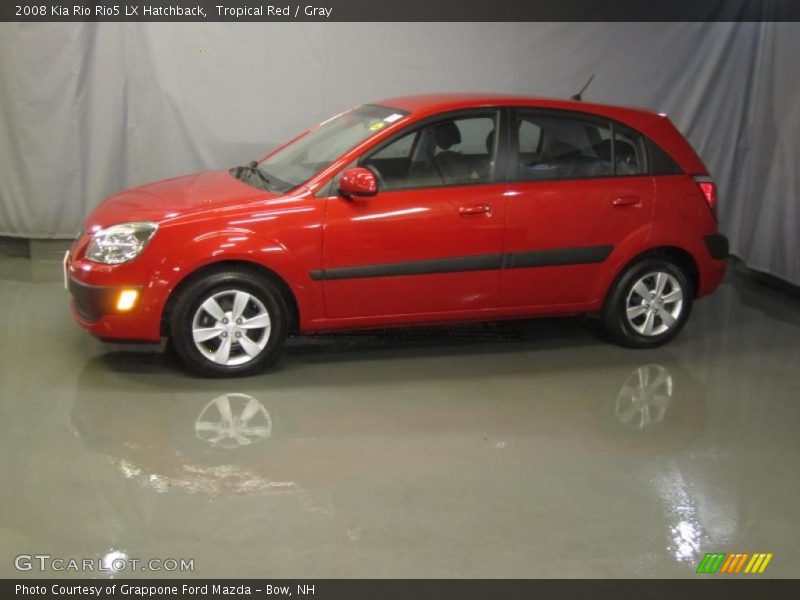  2008 Rio Rio5 LX Hatchback Tropical Red