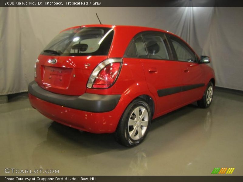 Tropical Red / Gray 2008 Kia Rio Rio5 LX Hatchback