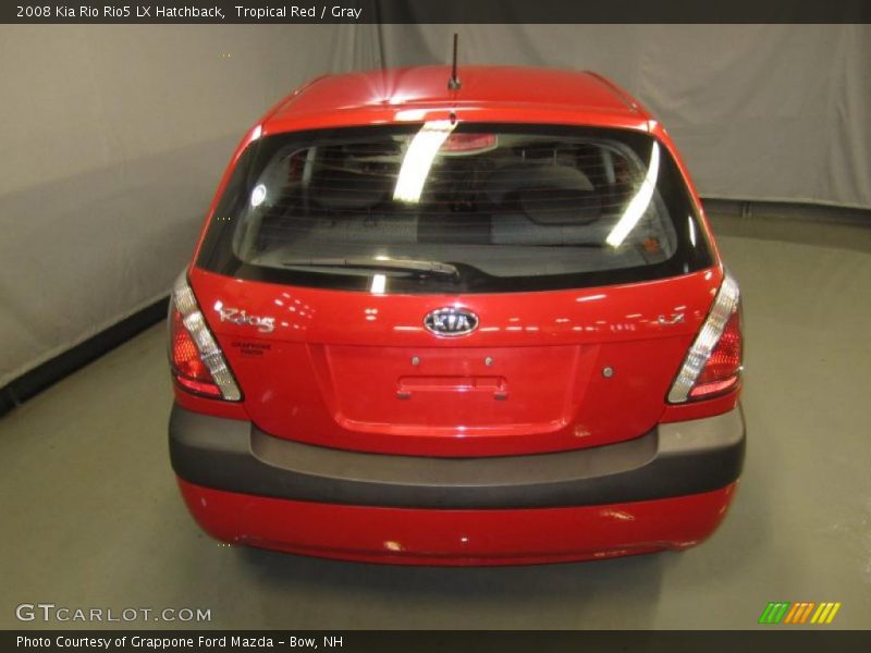 Tropical Red / Gray 2008 Kia Rio Rio5 LX Hatchback