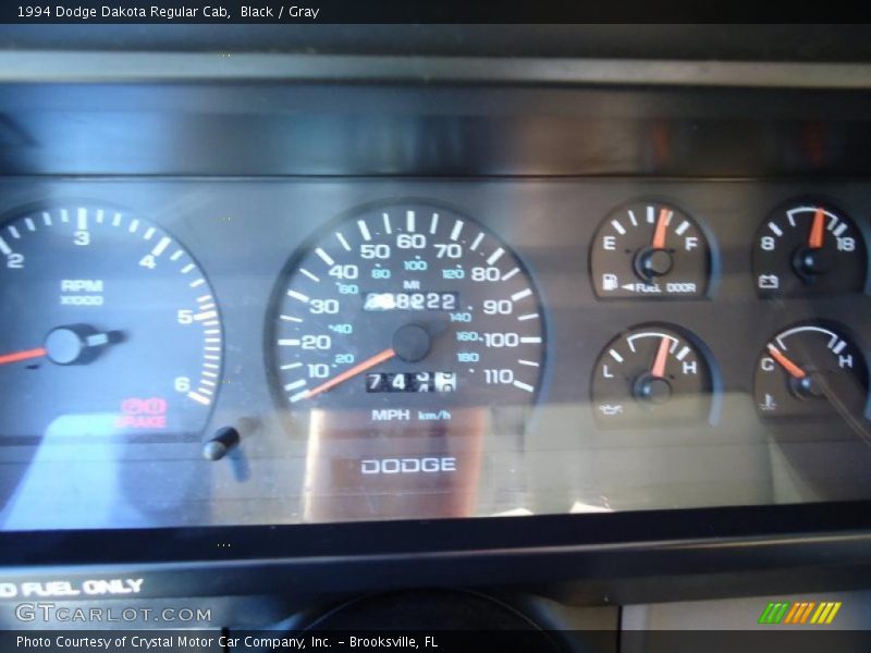  1994 Dakota Regular Cab Regular Cab Gauges