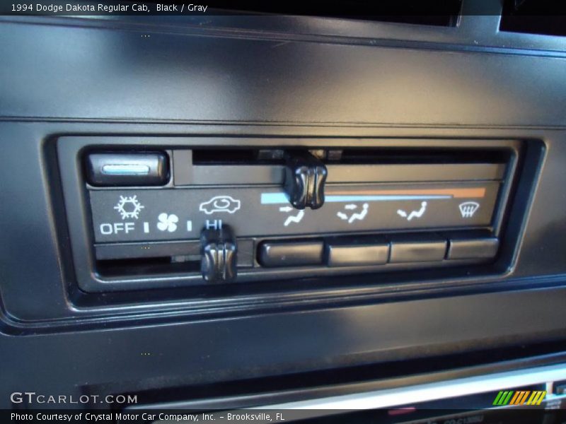 Black / Gray 1994 Dodge Dakota Regular Cab