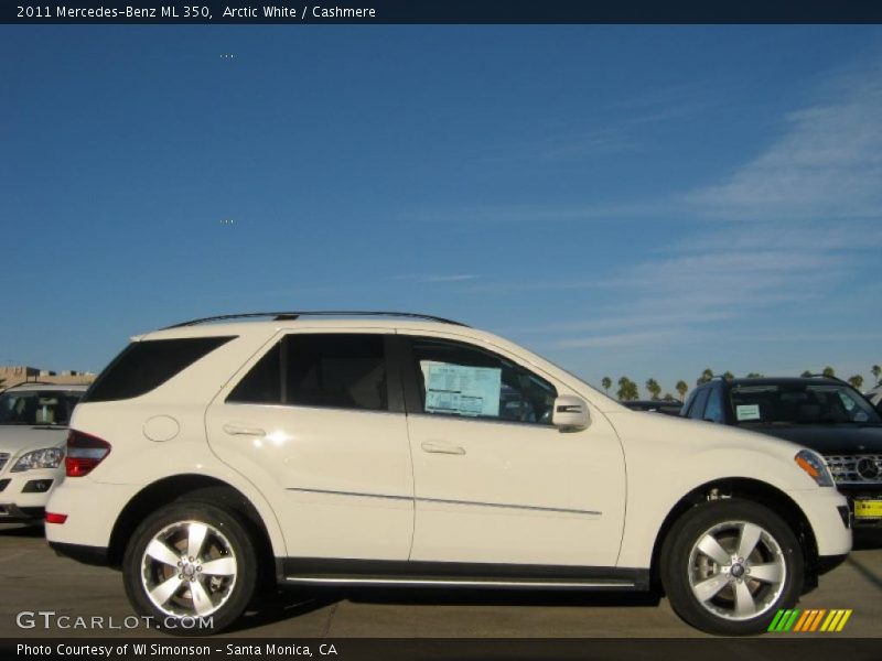Arctic White / Cashmere 2011 Mercedes-Benz ML 350