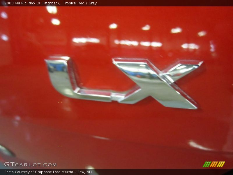Tropical Red / Gray 2008 Kia Rio Rio5 LX Hatchback
