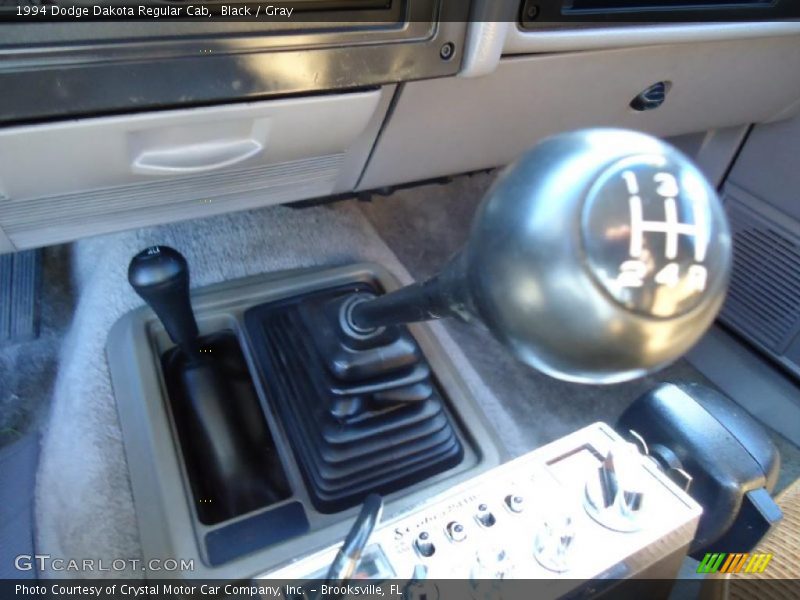 Black / Gray 1994 Dodge Dakota Regular Cab