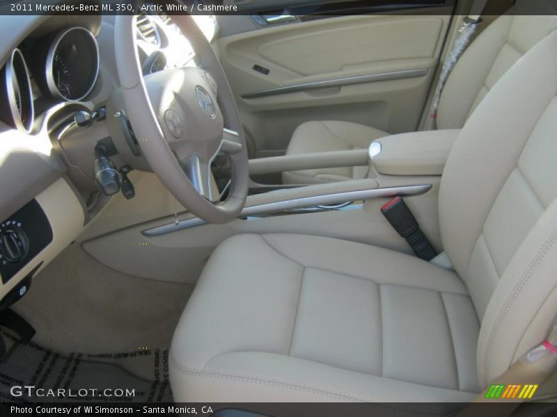 Arctic White / Cashmere 2011 Mercedes-Benz ML 350